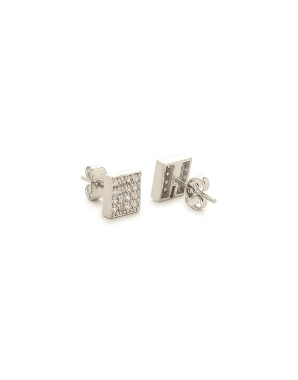 Tokyo_Square_Air_Iced_Out_Stud_Earrings_(Sparkling_Silver)