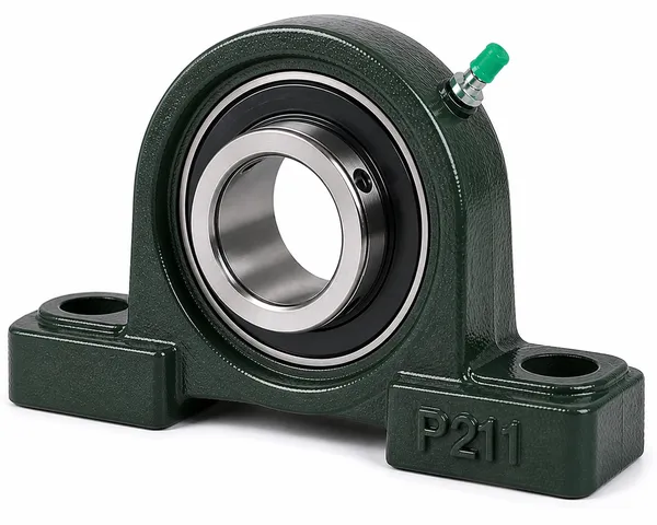 UCP_211_Pillow_Block_Bearing_55mm_Bore_Cast_Iron_Housing