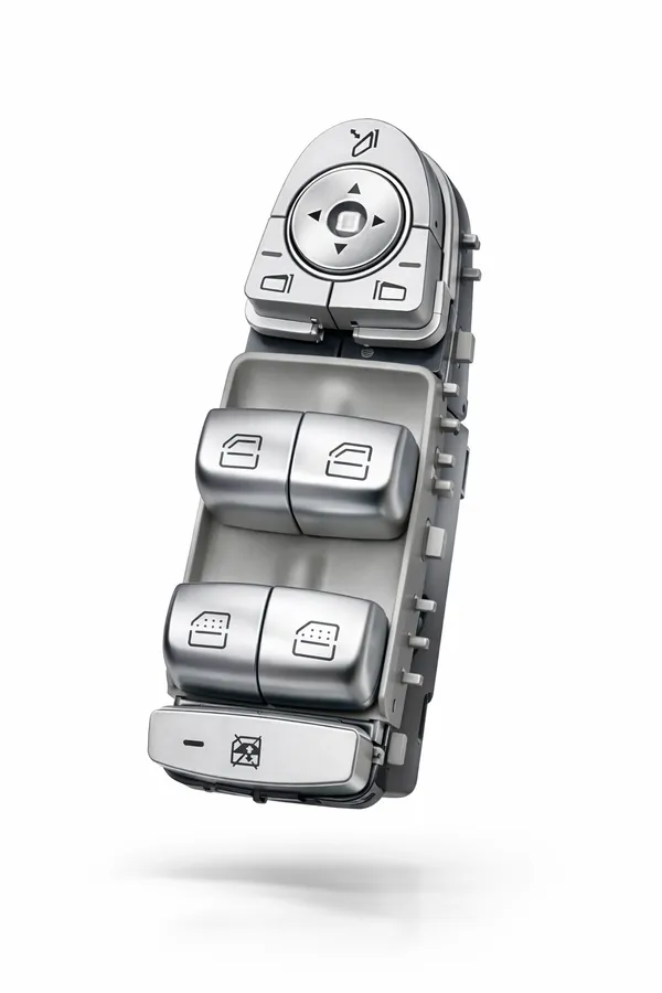 Power_Window_Master_Switch_for_Mercedes-Benz_C-Class_W205_/_GLC_W253_|_Mirror_Control_|_Driver_Side