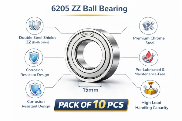 Ball_Bearing_6205_ZZ_|_25x_52x_15mm_|_Pack_of_10_Wheel_Bearing