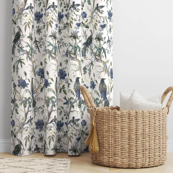 Off_White_&_Blue_Cotton_Anokhi_Printed_Door_Curtains_With_Grommets_Room_Darkening_Curtains_For_Home_Decor