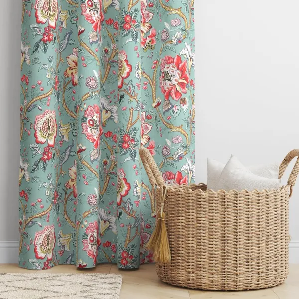 Sea_Green_Cotton_Anokhi_Printed_Long_Door_Curtains_With_Grommets_Room_Darkening_Curtains_For_Home_Decor