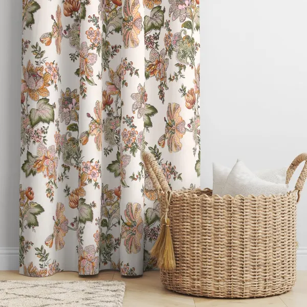 Floral_Gold_Cotton_Anokhi_Printed_Long_Door_Curtains_With_Grommets_Room_Darkening_Curtains_For_Home_Decor