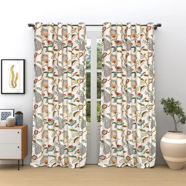 Peacock_Gold_Cotton_Anokhi_Printed_Long_Door_Curtains_With_Grommets_Room_Darkening_Curtains_For_Home_Decor