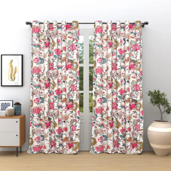 Pink_Cotton_Anokhi_Printed_Long_Door_Curtains_With_Grommets_Room_Darkening_Curtains_For_Home_Decor