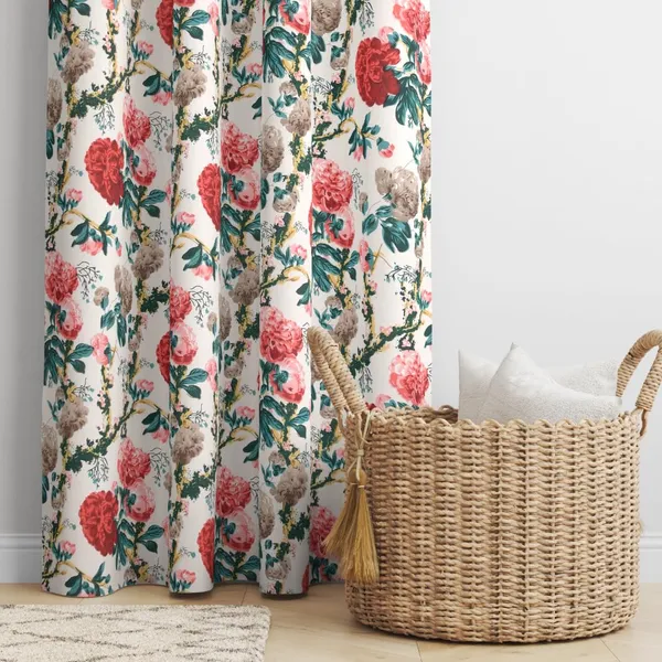 Sunflower_Red_Cotton_Anokhi_Printed_Long_Door_Curtains_With_Grommets_Room_Darkening_Curtains_For_Home_Decor