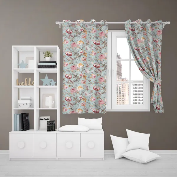 Fade_Floral_Premium_100%_Cotton_Anokhi_Curtains_Pair_For_Home_Decor