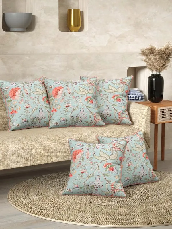 Sea_Green_Pure_Cotton_Cushion_Covers_For_Home_Decor_(Pack_Of_5)