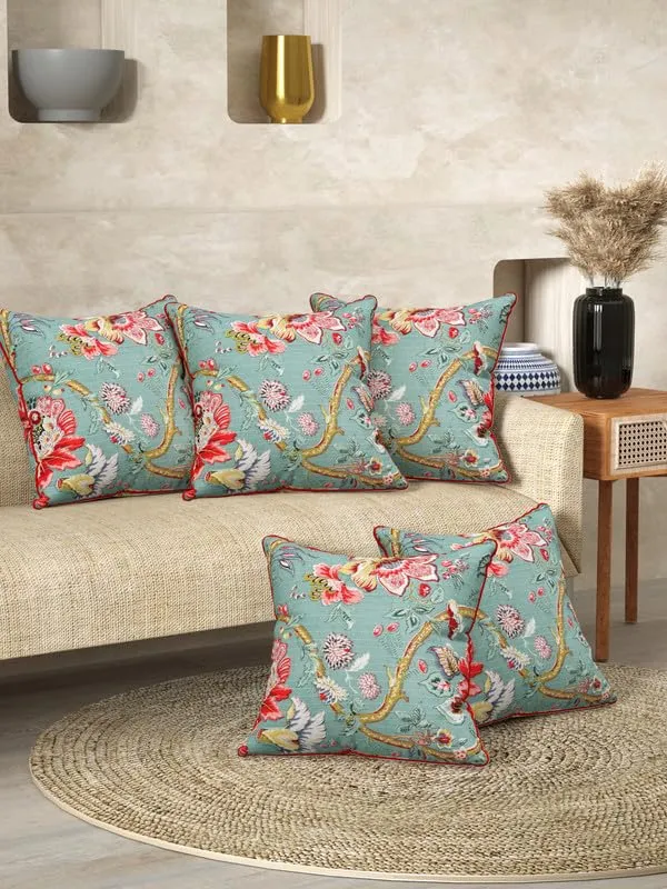 Aqua_Green_Pure_Cotton_Cushion_Covers_For_Home_Decor_(Pack_Of_5)