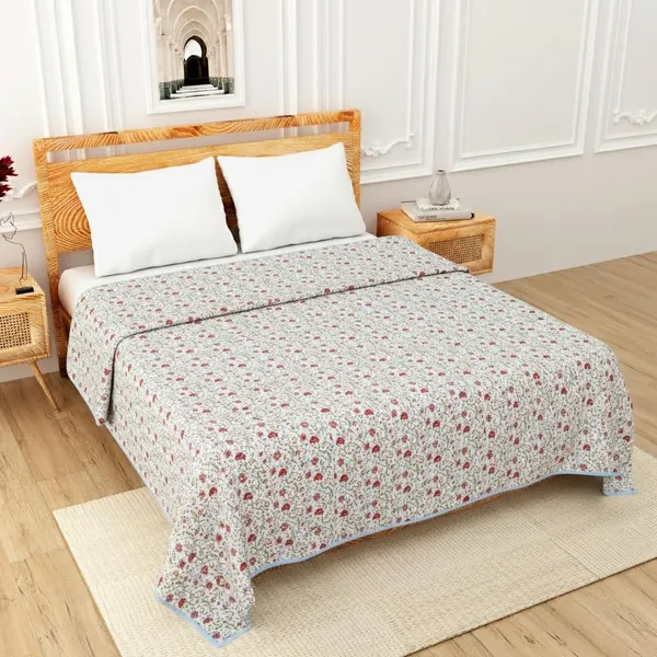 Multicolor_100%_Cotton_Reversible_Ac_Blanket_With_Elegant_Jaipuri_Print_For_Home_Decor