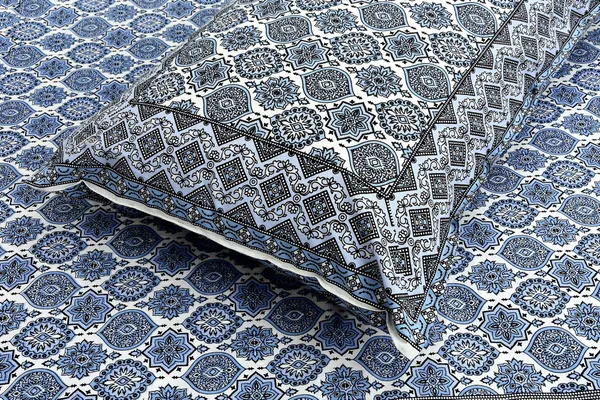 Ocean_Blue_Pure_Cotton_Ethnic_Jaipuri_Printed_Double_Bedsheet_With_2_Pillow_Covers_For_Home_Decor