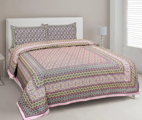 Pastel_Mauve_Pure_Cotton_Ethnic_Jaipuri_Printed_Double_Bedsheet_With_2_Pillow_Covers_For_Home_Decor