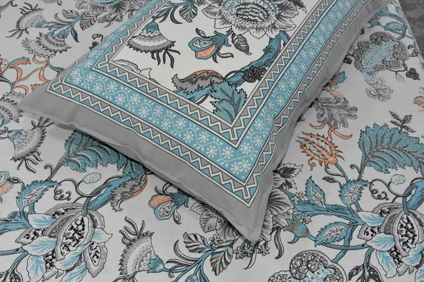 Grey_Cotton_Single_Bed_For_Home_Decor