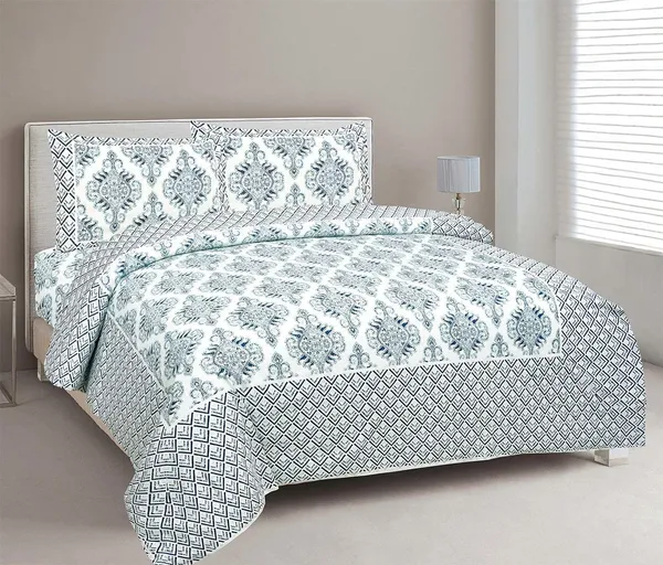 Blue_Pure_Cotton_Jaipuri_Rajasthani_Design_Bedsheet_With_2_Pillow_Covers_For_Home_Decor