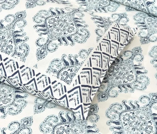 Blue_Pure_Cotton_Jaipuri_Rajasthani_Design_Bedsheet_With_2_Pillow_Covers_For_Home_Decor