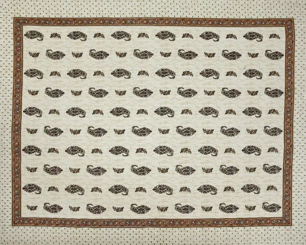 Beige_Paisley_Printed_Cotton_Bedsheet_Set_with_2_Pillow_Covers_�_Soft_Double_Bed_Bedding