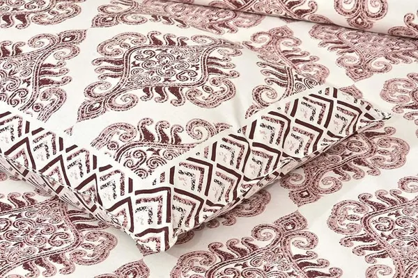 Maroon_Cotton_Single_Bedsheet_With_1_Pillow_Cover_For_Home_Decor