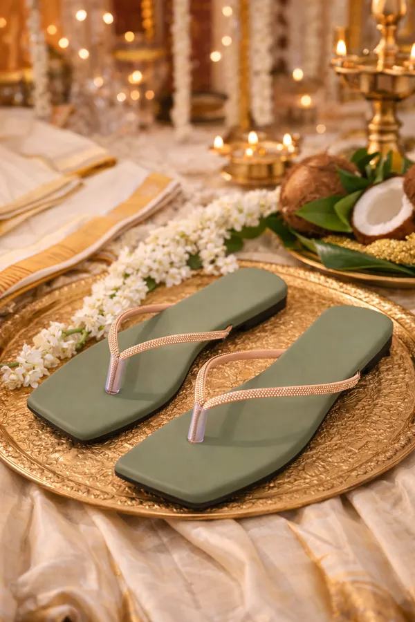 Emerald_Green_Soft_Leather_Comfortable_Flat_For_Women