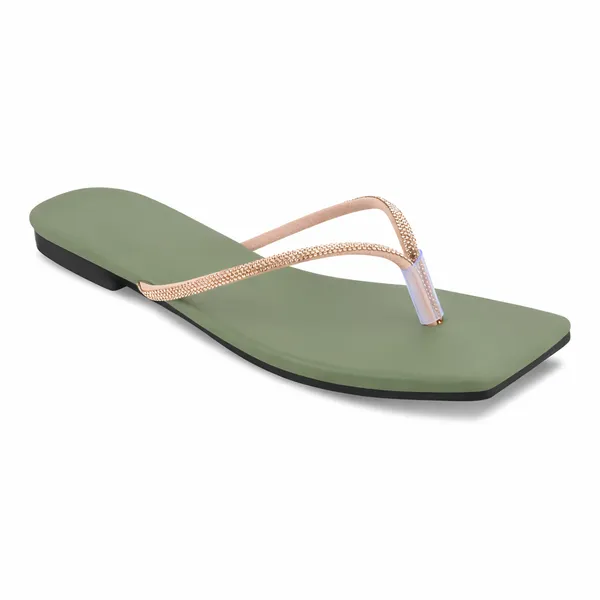 Emerald_Green_Soft_Leather_Comfortable_Flat_For_Women
