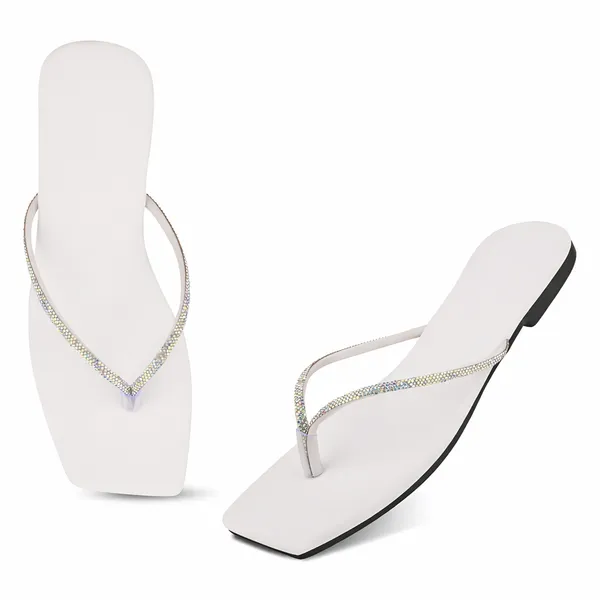 Ivory_White_Soft_Leather_Comfortable_Flat_For_Women