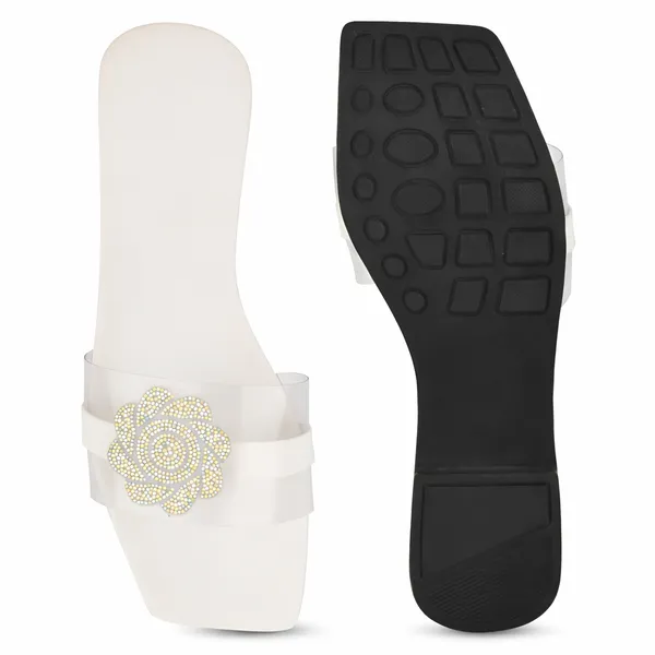 Pearl_White_Soft_Leather_Comfortable_Flat_For_Women