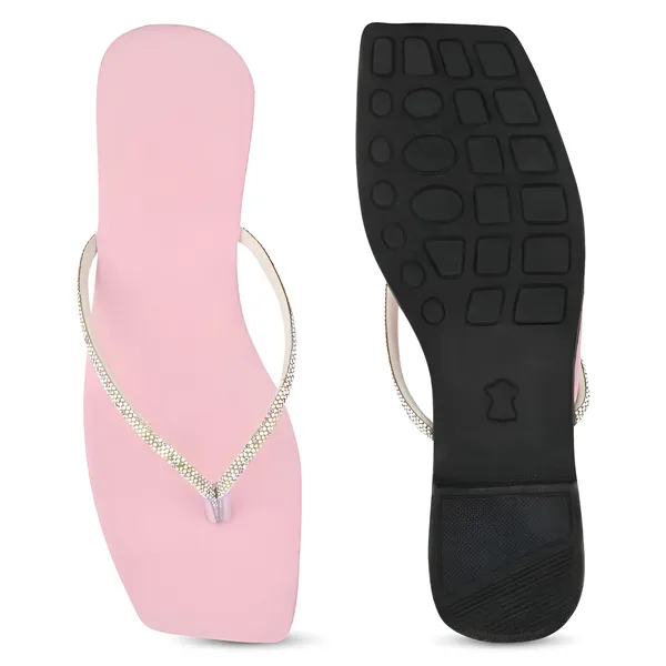 Blush_Pink_Soft_Leather_Comfortable_Flat_For_Women