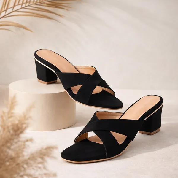 Black_Soft_Leather_Comfortable_Heels_For_Women_Pack_Of_2