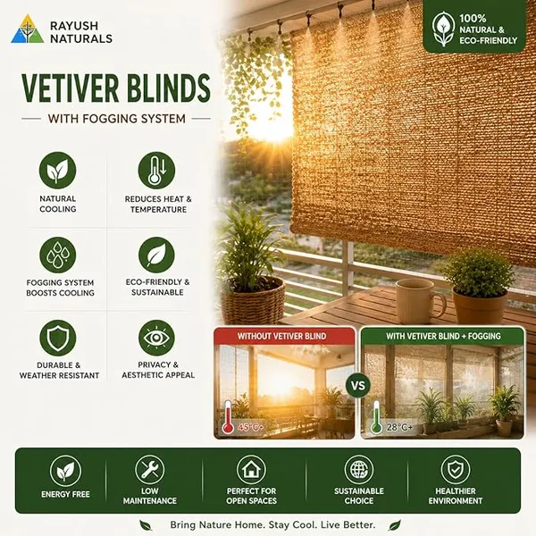 Vetiver_Root_Blinds,_Khus_Window_Shades,Eco_Cooling_Shades_|_Natural_Fragrance_|_Roll-Up_Khus_Curtains_for_Home_&_Balcony,_Fully_Installed_4ft_Width*7ft_Height,_Fully_Assembled