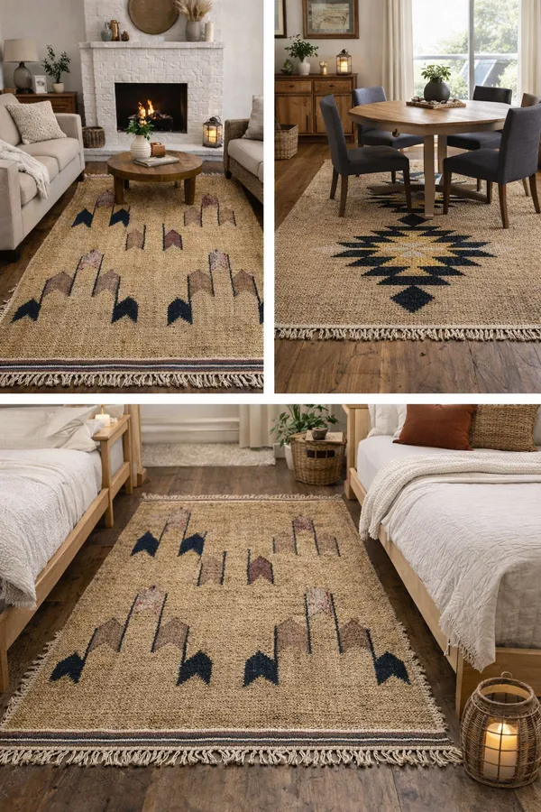 Kusha_Weave_Natural_Vetiver_Rug_(Arrow)_Handwoven_Cooling_Carpet_And_Plastic-Free,_Air_Purifying,_Fragrant,_Sustainable_Sturdy_Washable_Floor_Mat