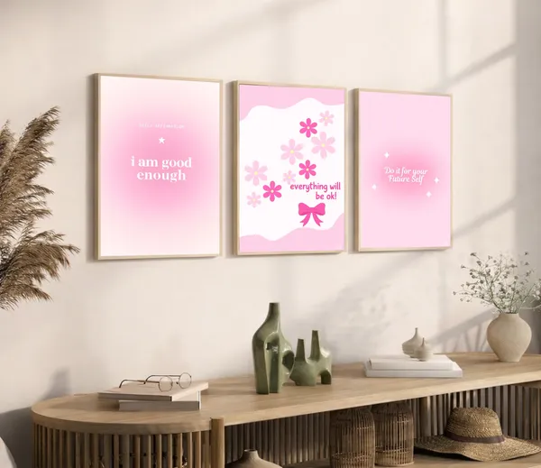 Pink_Girly_Pinterest_Aesthetic_Daily_Affirmation_Photo_Frame_Set_Of_3_|_Aesthetic_Affirmation_Wall_Photo_Frames_Self_Love_Girly_Room_Decor_|_Daily_Affirmations_Wall_Art_Frame_Set