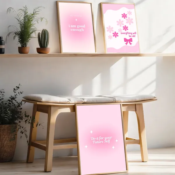 Pink_Girly_Pinterest_Aesthetic_Daily_Affirmation_Photo_Frame_Set_Of_3_|_Aesthetic_Affirmation_Wall_Photo_Frames_Self_Love_Girly_Room_Decor_|_Daily_Affirmations_Wall_Art_Frame_Set