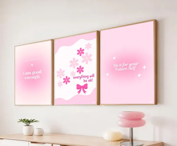 Pink_Girly_Pinterest_Aesthetic_Daily_Affirmation_Photo_Frame_Set_Of_3_|_Aesthetic_Affirmation_Wall_Photo_Frames_Self_Love_Girly_Room_Decor_|_Daily_Affirmations_Wall_Art_Frame_Set