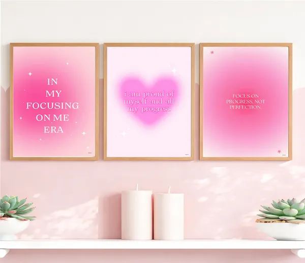 Pink_Girly_Pinterest_Aesthetic_Daily_Affirmation_Photo_Frame_Set_Of_3_|_Aesthetic_Affirmation_Wall_Photo_Frames_Self_Love_Girly_Room_Decor_|_Daily_Affirmations_Wall_Art_Frame_Set