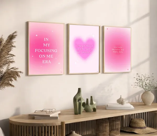 Pink_Girly_Pinterest_Aesthetic_Daily_Affirmation_Photo_Frame_Set_Of_3_|_Aesthetic_Affirmation_Wall_Photo_Frames_Self_Love_Girly_Room_Decor_|_Daily_Affirmations_Wall_Art_Frame_Set