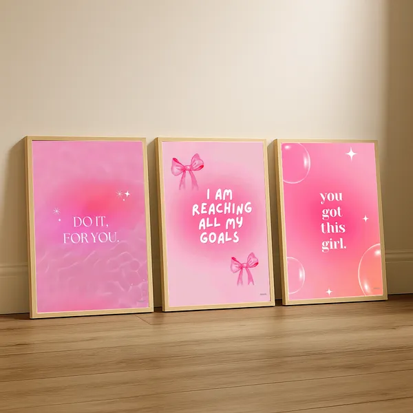 Pink_Girly_Pinterest_Aesthetic_Daily_Affirmation_Photo_Frame_Set_Of_3_|_Aesthetic_Affirmation_Wall_Photo_Frames_Self_Love_Girly_Room_Decor_|_Daily_Affirmations_Wall_Art_Frame_Set
