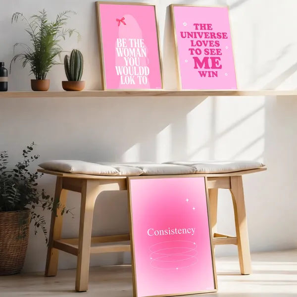 Pink_Girly_Pinterest_Aesthetic_Daily_Affirmation_Photo_Frame_Set_Of_3_|_Aesthetic_Affirmation_Wall_Photo_Frames_Self_Love_Girly_Room_Decor_|_Daily_Affirmations_Wall_Art_Frame_Set