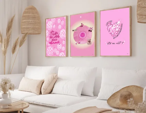 Pink_Girly_Pinterest_Aesthetic_Daily_Affirmation_Photo_Frame_Set_Of_3_|_Aesthetic_Affirmation_Wall_Photo_Frames_Self_Love_Girly_Room_Decor_|_Daily_Affirmations_Wall_Art_Frame_Set