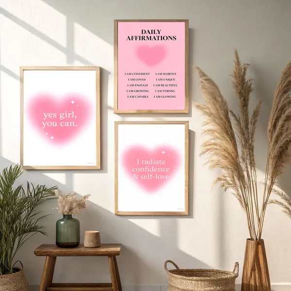 Pink_Girly_Pinterest_Aesthetic_Daily_Affirmation_Photo_Frame_Set_Of_3_|_Aesthetic_Affirmation_Wall_Photo_Frames_Self_Love_Girly_Room_Decor_|_Daily_Affirmations_Wall_Art_Frame_Set