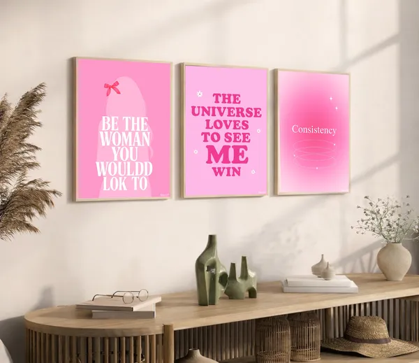 Pink_Girly_Pinterest_Aesthetic_Daily_Affirmation_Photo_Frame_Set_Of_3_|_Aesthetic_Affirmation_Wall_Photo_Frames_Self_Love_Girly_Room_Decor_|_Daily_Affirmations_Wall_Art_Frame_Set