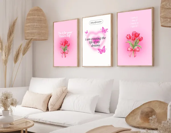 Pink_Girly_Pinterest_Aesthetic_Daily_Affirmation_Photo_Frame_Set_Of_3_|_Aesthetic_Affirmation_Wall_Photo_Frames_Self_Love_Girly_Room_Decor_|_Daily_Affirmations_Wall_Art_Frame_Set