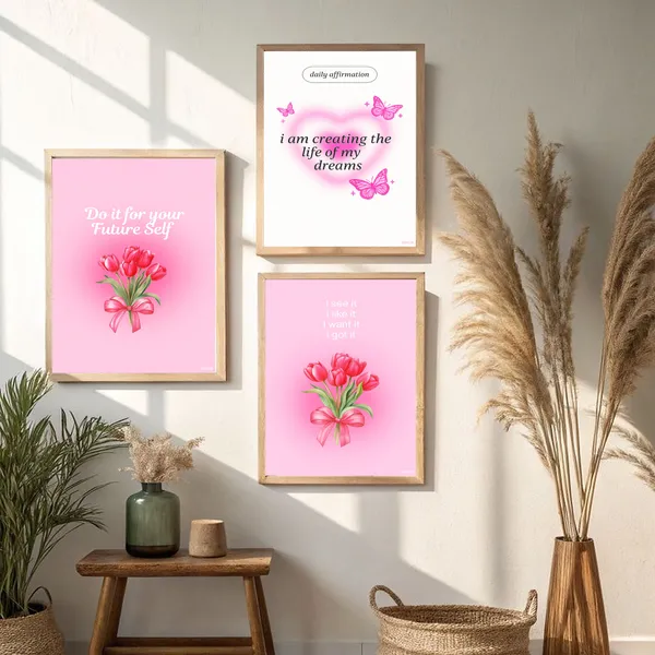 Pink_Girly_Pinterest_Aesthetic_Daily_Affirmation_Photo_Frame_Set_Of_3_|_Aesthetic_Affirmation_Wall_Photo_Frames_Self_Love_Girly_Room_Decor_|_Daily_Affirmations_Wall_Art_Frame_Set