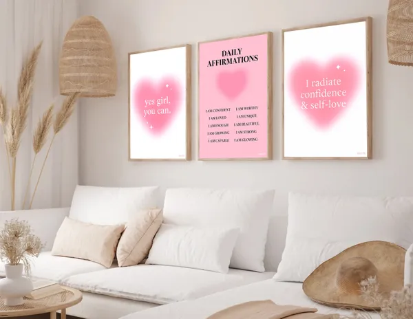 Pink_Girly_Pinterest_Aesthetic_Daily_Affirmation_Photo_Frame_Set_Of_3_|_Aesthetic_Affirmation_Wall_Photo_Frames_Self_Love_Girly_Room_Decor_|_Daily_Affirmations_Wall_Art_Frame_Set