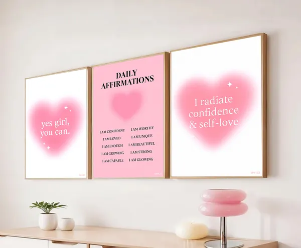 Pink_Girly_Pinterest_Aesthetic_Daily_Affirmation_Photo_Frame_Set_Of_3_|_Aesthetic_Affirmation_Wall_Photo_Frames_Self_Love_Girly_Room_Decor_|_Daily_Affirmations_Wall_Art_Frame_Set