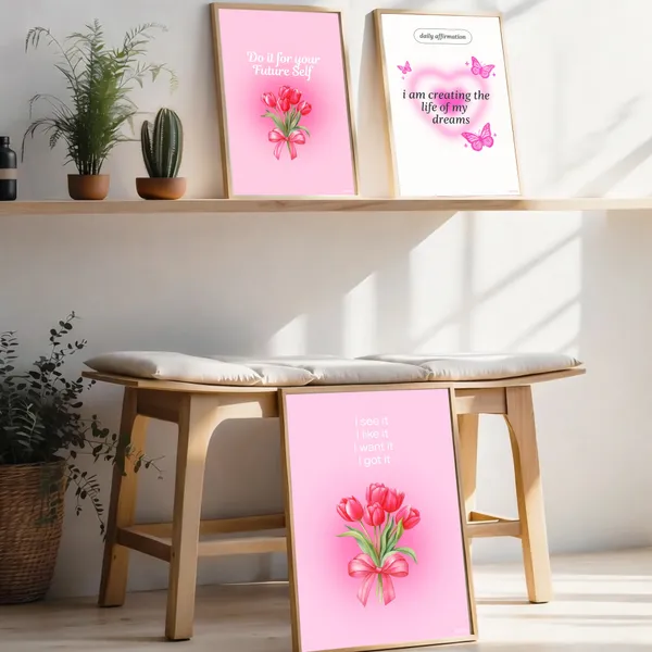 Pink_Girly_Pinterest_Aesthetic_Daily_Affirmation_Photo_Frame_Set_Of_3_|_Aesthetic_Affirmation_Wall_Photo_Frames_Self_Love_Girly_Room_Decor_|_Daily_Affirmations_Wall_Art_Frame_Set