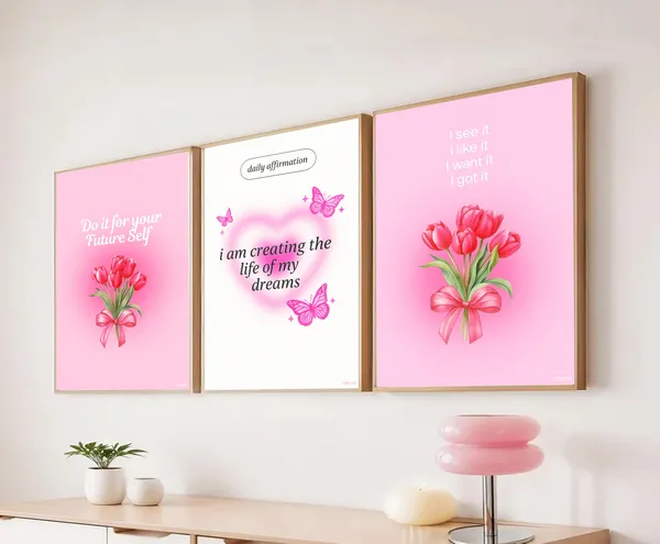Pink_Girly_Pinterest_Aesthetic_Daily_Affirmation_Photo_Frame_Set_Of_3_|_Aesthetic_Affirmation_Wall_Photo_Frames_Self_Love_Girly_Room_Decor_|_Daily_Affirmations_Wall_Art_Frame_Set