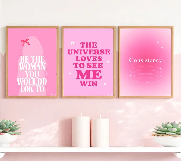 Pink_Girly_Pinterest_Aesthetic_Daily_Affirmation_Photo_Frame_Set_Of_3_|_Aesthetic_Affirmation_Wall_Photo_Frames_Self_Love_Girly_Room_Decor_|_Daily_Affirmations_Wall_Art_Frame_Set