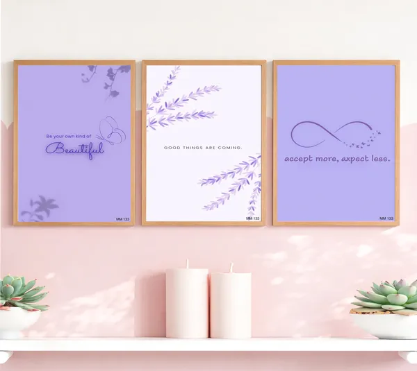 Purple_Pinteresty_Aesthetic_Wall_Art_Set_Motivational_Quotes_Canvas_Frames_Set_Of_3_|_Modern_Girls_Room_Decor,_Nursery_&_Bedroom_Wall_Posters_|_A4_Size_Framed_Paintings_For_Home_Office_Decoration