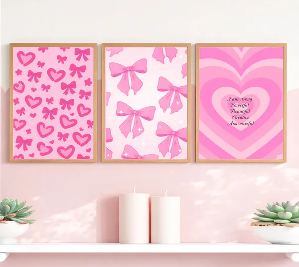 Pink_Girly_Pinterest_Aesthetic_Daily_Affirmation_Photo_Frame_Set_Of_3_|_Aesthetic_Affirmation_Wall_Photo_Frames_Self_Love_Girly_Room_Decor_|_Daily_Affirmations_Wall_Art_Frame_Set