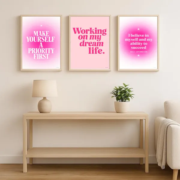 Pink_Girly_Pinterest_Aesthetic_Daily_Affirmation_Photo_Frame_Set_Of_3_|_Aesthetic_Affirmation_Wall_Photo_Frames_Self_Love_Girly_Room_Decor_|_Daily_Affirmations_Wall_Art_Frame_Set