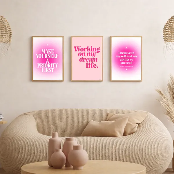 Pink_Girly_Pinterest_Aesthetic_Daily_Affirmation_Photo_Frame_Set_Of_3_|_Aesthetic_Affirmation_Wall_Photo_Frames_Self_Love_Girly_Room_Decor_|_Daily_Affirmations_Wall_Art_Frame_Set